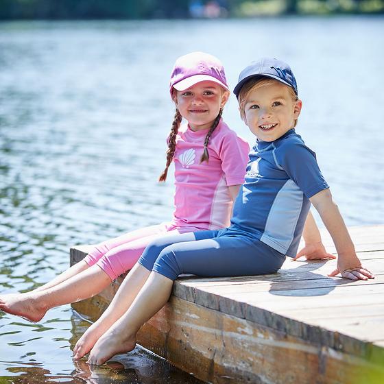 UV-Shirt "Muschel", UV50+, malve