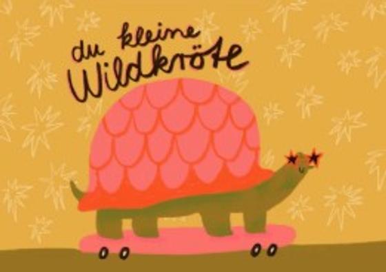 Postkarte Wildkröte von Slinga Illustration