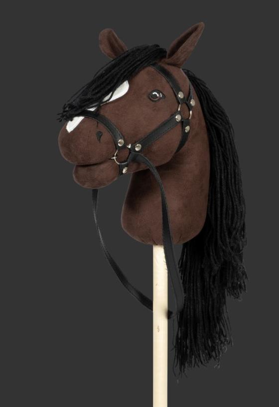 by Astrup Hobby Horse mit offenem Maul Brown