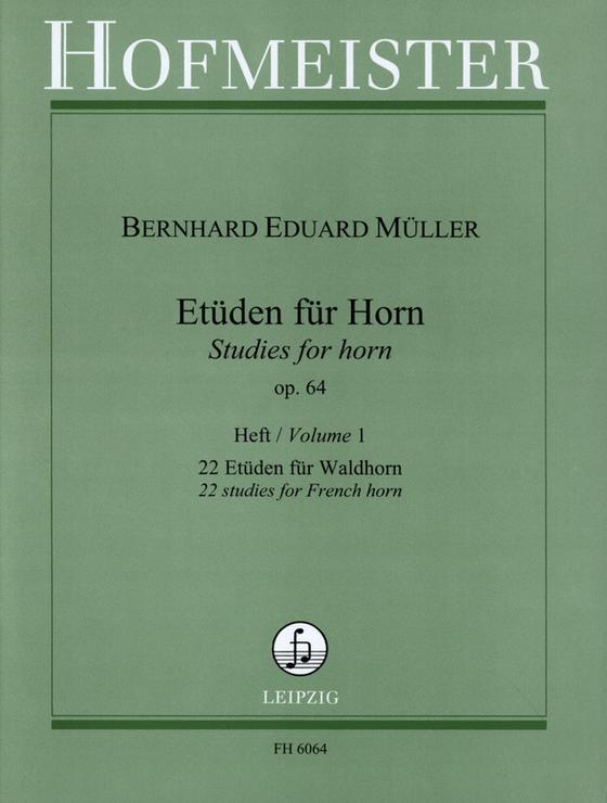 Etüden für Horn op. 64