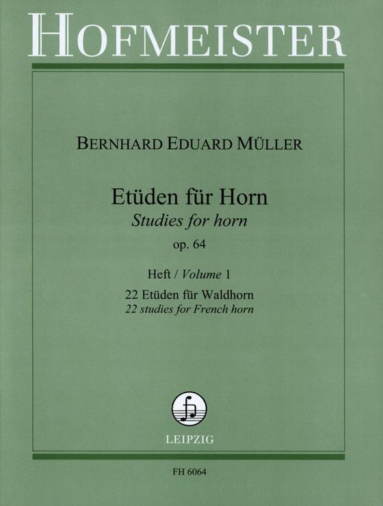 Etüden für Horn op. 64