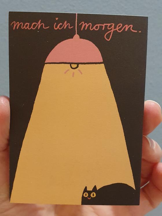 Abreißblock Mach ich Morgen von Slinga Illustration