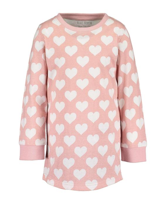 Schlafshirt, Nachthemd "Herzchen", Biobaumwolle
