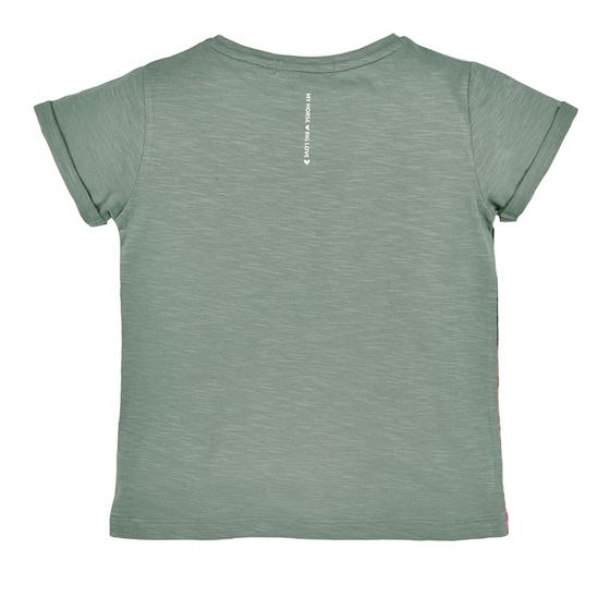 T-Shirt "Pferd", Baumwolle, salbei