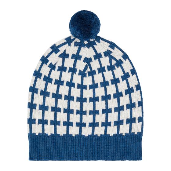 Strickmütze "Rudolfo", Biobaumwolle, GOTS-zertifiziert, sapphire-blue