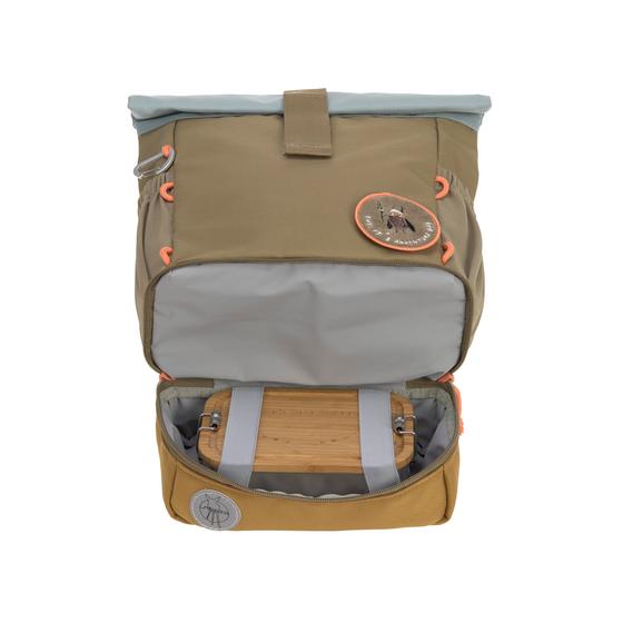 Lässig Kindergartenrucksack - Rolltop - Nature Oliv
