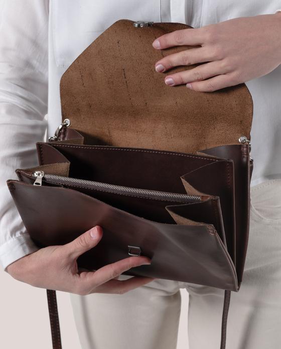 Oldschool Tasche L mit Schnalle