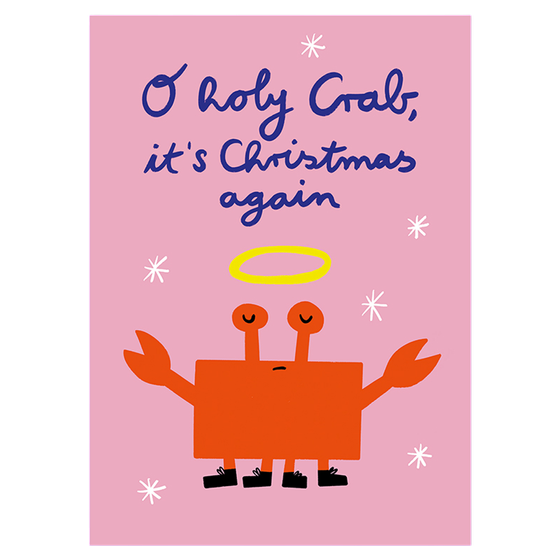 Au Contraire Holy Crab Postkarte