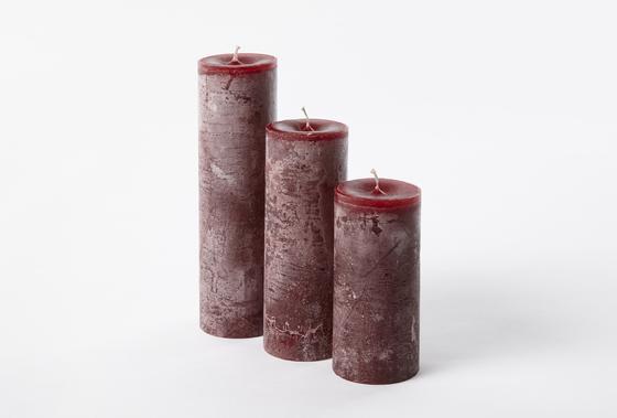 Kerze | SUPER CANDLE 10 - 20 / Stone Red