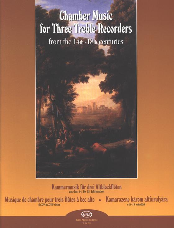 Kammermusik für 3 Altblockflöten