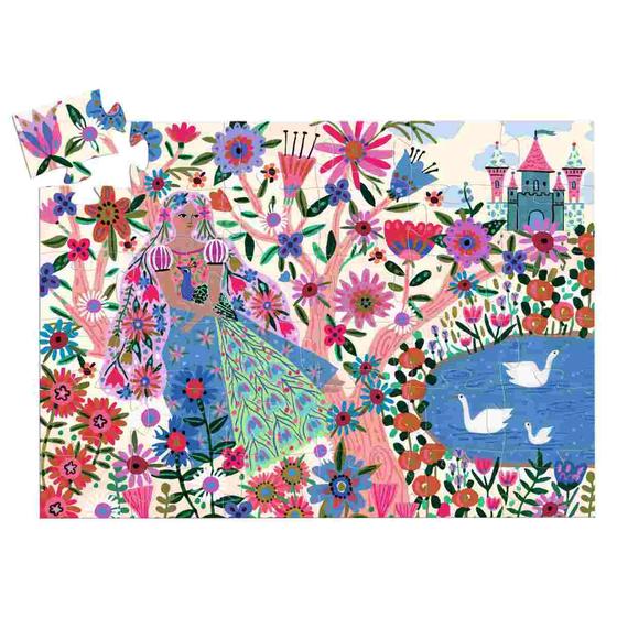 Djeco Puzzle Prinzessin & Pfau 36 Teile