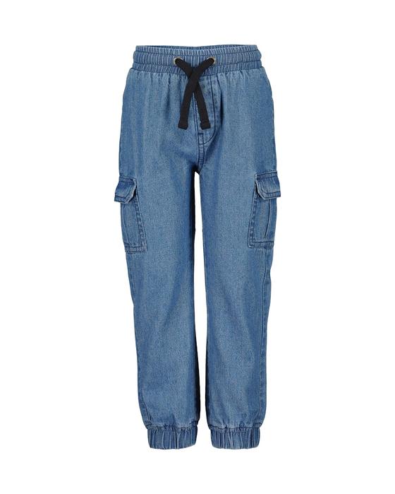Luftige Hose im Denim-Stil