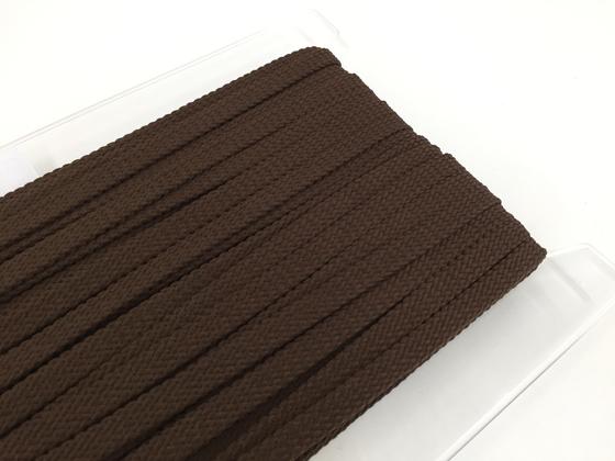 Flachkordel 10mm braun