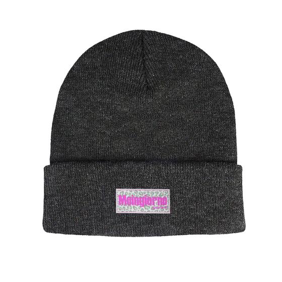 goldmarie Beanie Mütze MOINGIORNO Grey Leo Label - anthrazit-meliert