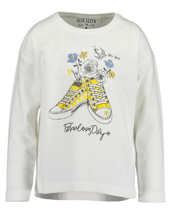 Langarmshirt "Fabulous Day", offwhite