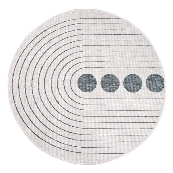 DUO Rug wendbarer Teppich silber