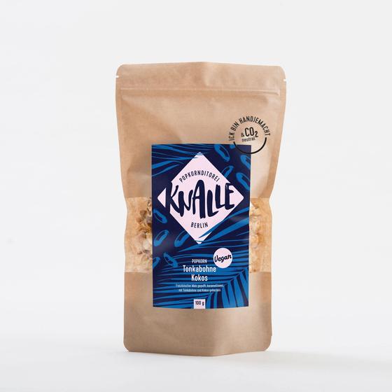 Knalle Popkorn Tonka Bohne Kokos vegan 100gr