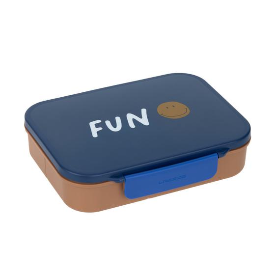 Lässig Brotdose - Bento Lunchbox Little Gang Smile Blau