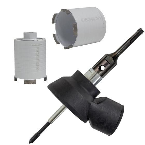Diamant Dosensenker inkl. SDS-Plus-Staubabsaugung mit Federzentrierspitze <br> Typ Matrix Power <br> Ø 68 / 82 mm <br> Beton