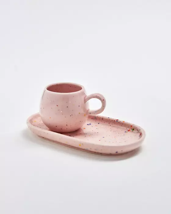 Teller | Untertasse Party Mini-Tablett Rosa