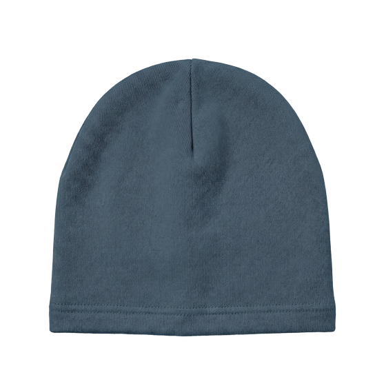 Sweat-Beanie, Biobaumwolle, GOTS-zertifiziert, blue