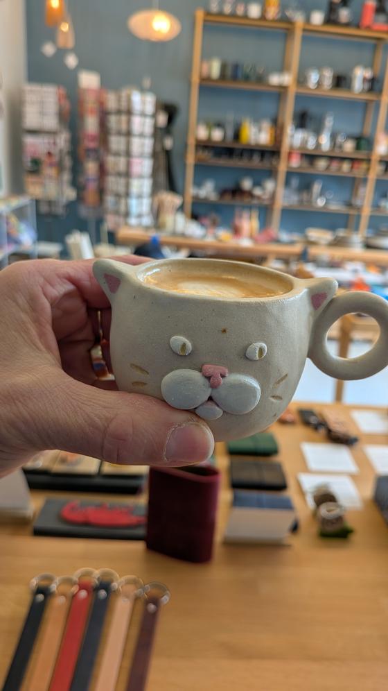 Clcin Keramik Espressotasse Katze