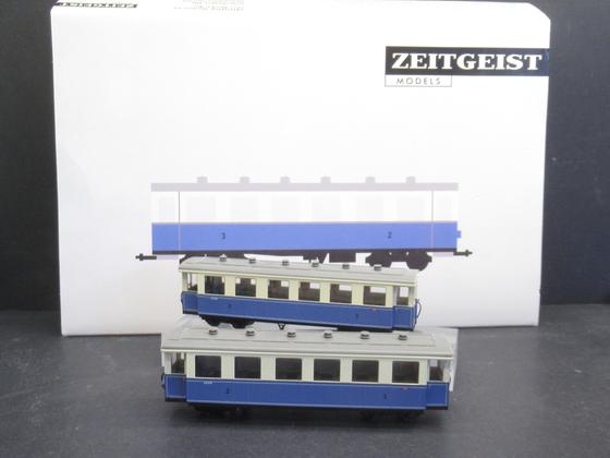 Zeitgeist 550000 Bayerische Zugspitzbahn Zusatzwagen Wagen 6+19 Spur H0m OVP