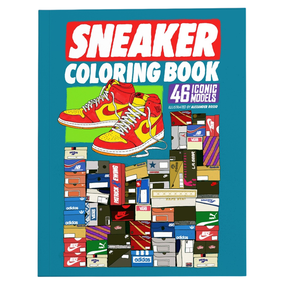 Sneaker Coloring Book