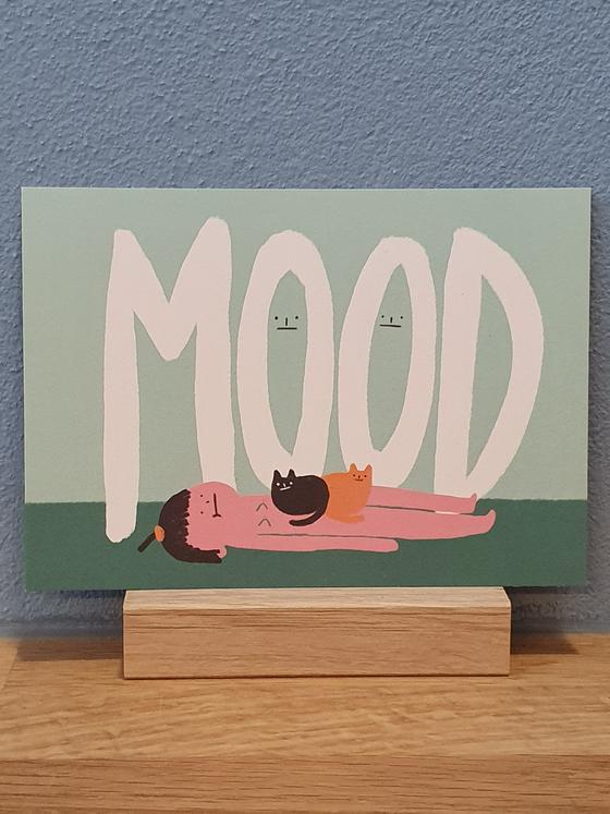 Postkarte Mood von Slinga Illustration