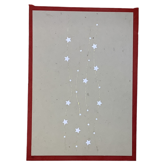 Daphne Karte "Sterne auf Linien“