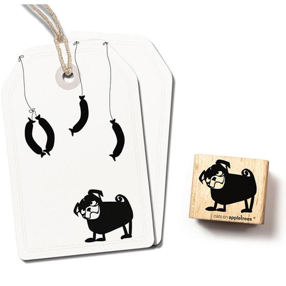 Cats on Appletrees Stempel Mops Amadeus