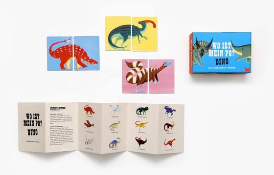 Laurence King  Spiel Tier Memo Wo ist mein Po?