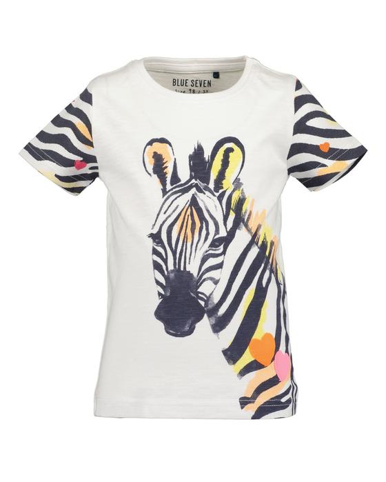 T-Shirt "Zebra" mit Schaumdruck, reine Baumwolle