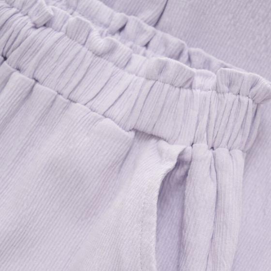 Lässige Hose, Baumwolle, zartlila