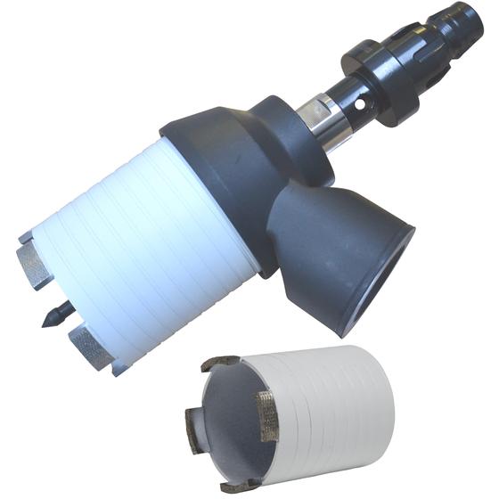 Diamant Dosensenker inkl. Staubabsaugung passend zu Hilti-BI <br> Typ Matrix Power <br> Ø 68 / 82 mm <br> Beton