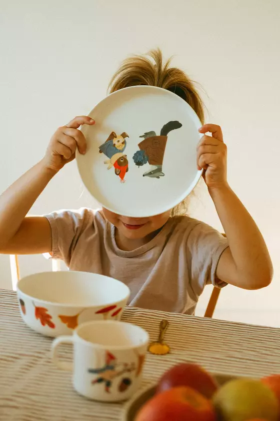 NUUKK Kinderteller Waldtiere