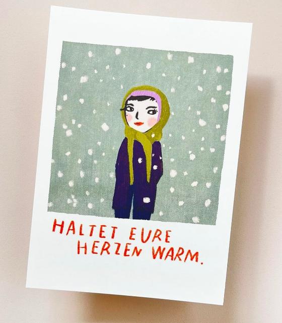 Silke Schmidt Mini Druck Herzen