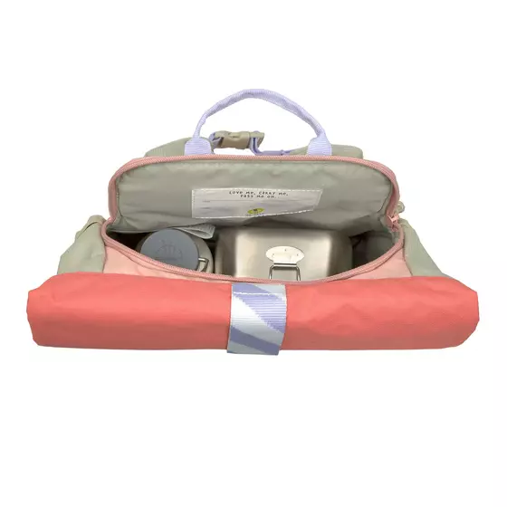 Lässig Kindergartenrucksack Rolltop - Sunny Explorer Rosa Pink