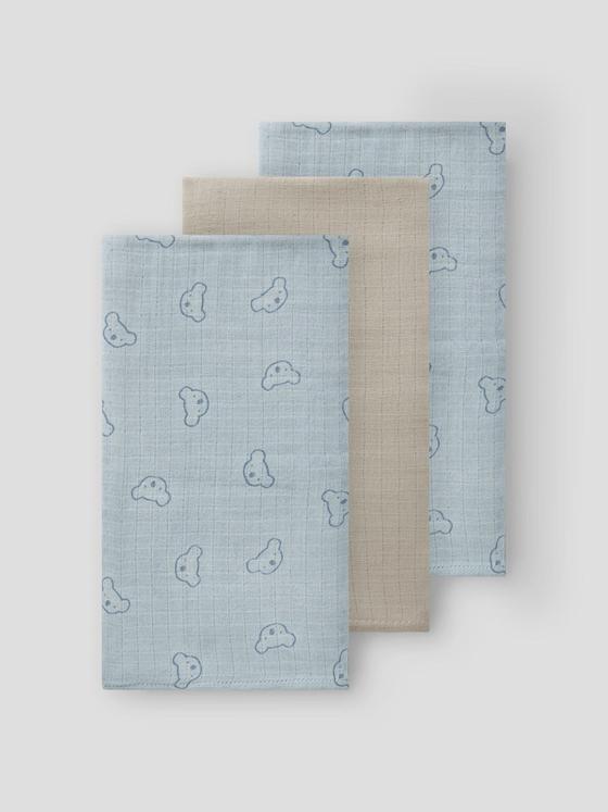 Name It Baumwolltücher 3er Set Celestial Blue