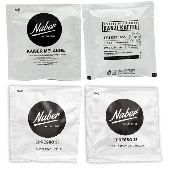 ESE Probenpaket oesterreichische Röster_Schönbergers Kaffeegreissler