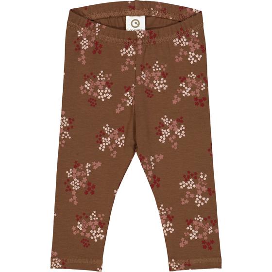 Müsli by Green Cotton Leggings Flora Bark Cabernet