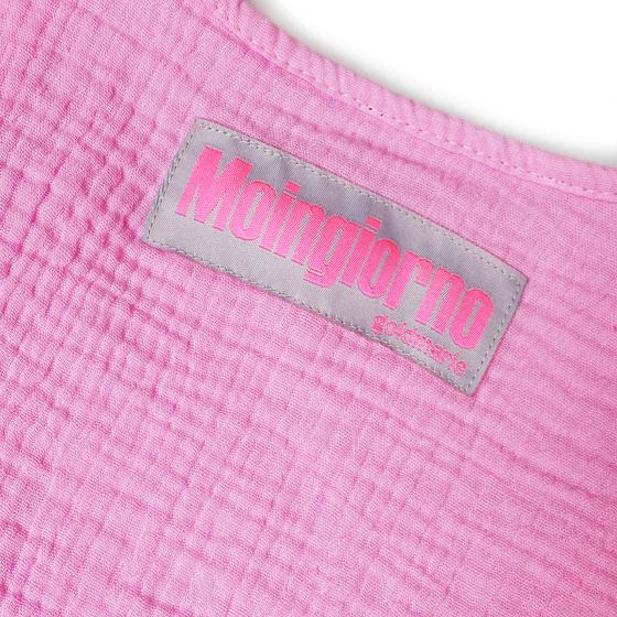 goldmarie Musselin Top MOINGIORNO pink Label - rosa
