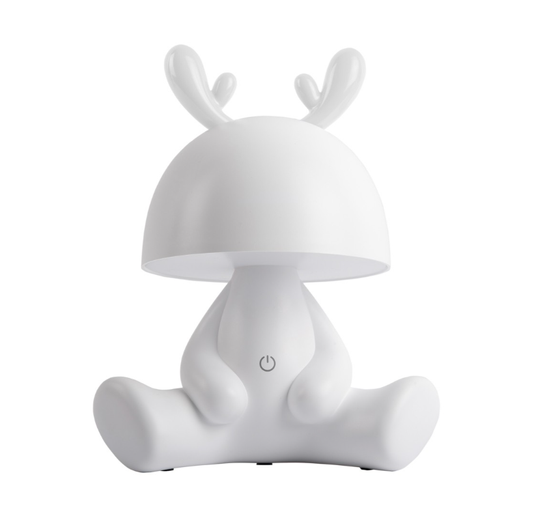 Lampe | Akku-Tischlampe Leitmotiv Deer - Weiß