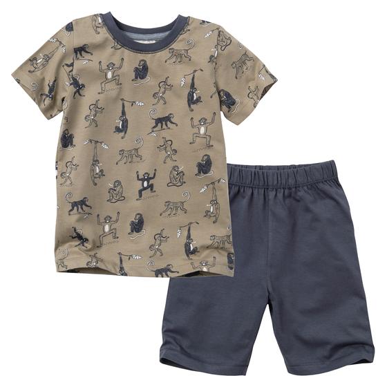 People wear Organic Pyjama Kurz Affe Khaki