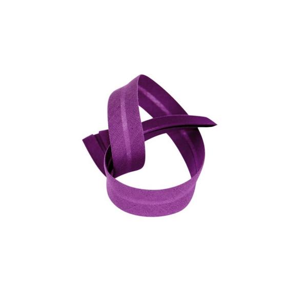 Schrägband fuchsia Baumwolle Polyester