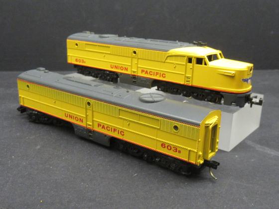 Con-Cor 1400 311 US Diesellok Alco PA-1 + PB-1 Rio Grande gelb mit Motor Spur N