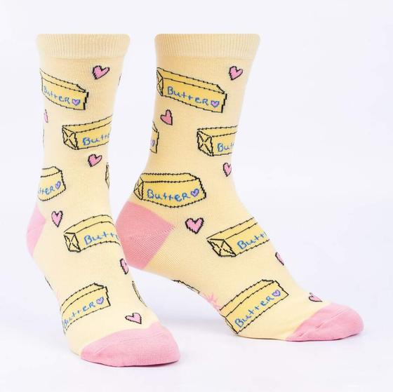 SOCK it to me Strümpfe BUTTER ME UP W0433 gelb-rosa