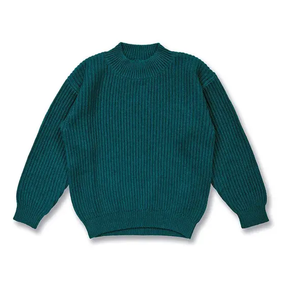 Sense Organics Strickpullover Marley Dunkelgrün Melange