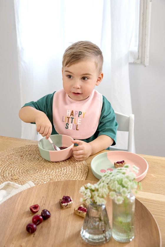 Lässig Kinderbesteck mit Silikongriff Happy Fruits Kirsche