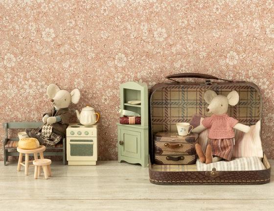 Maileg Eckschrank Maus Hellgrün